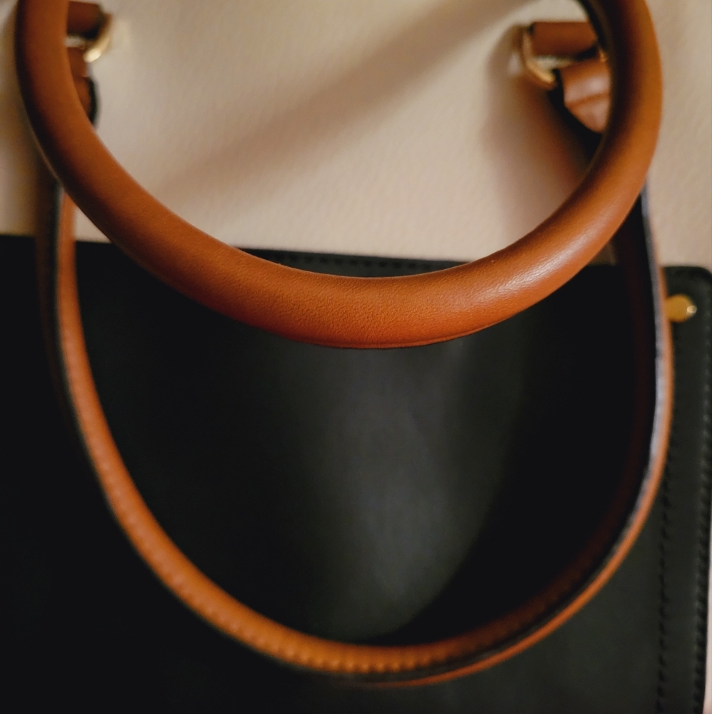 A New Day navy , tan, and cream tote - Picture 5 of 8